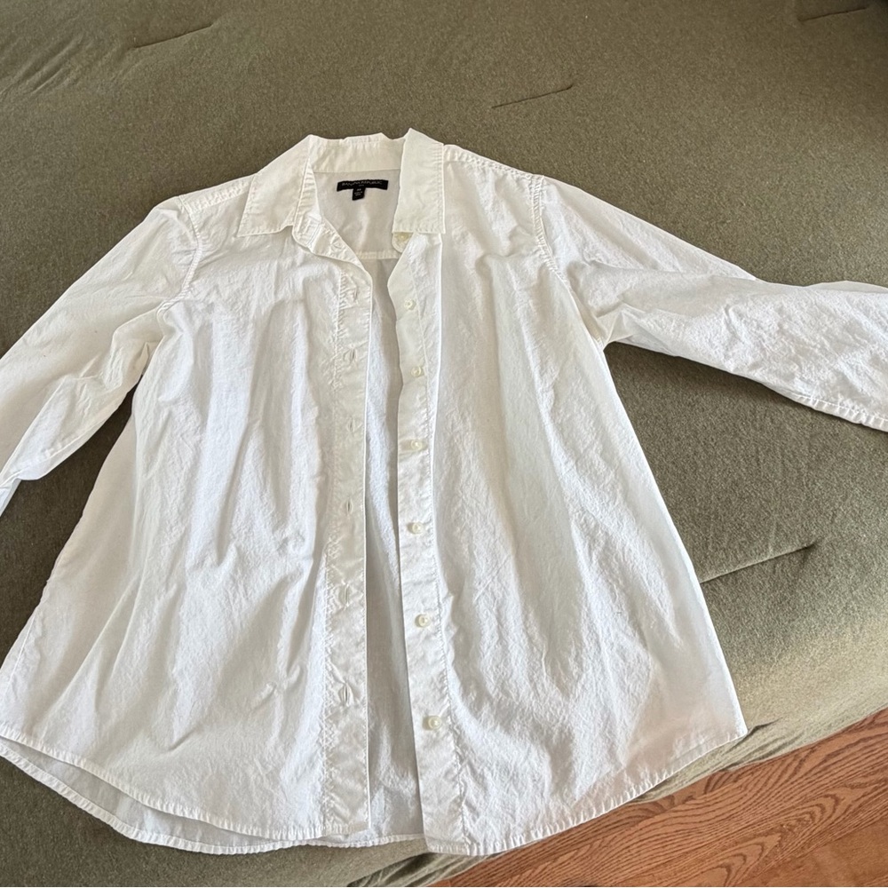 Banana Republic Crisp White Collared Shirt